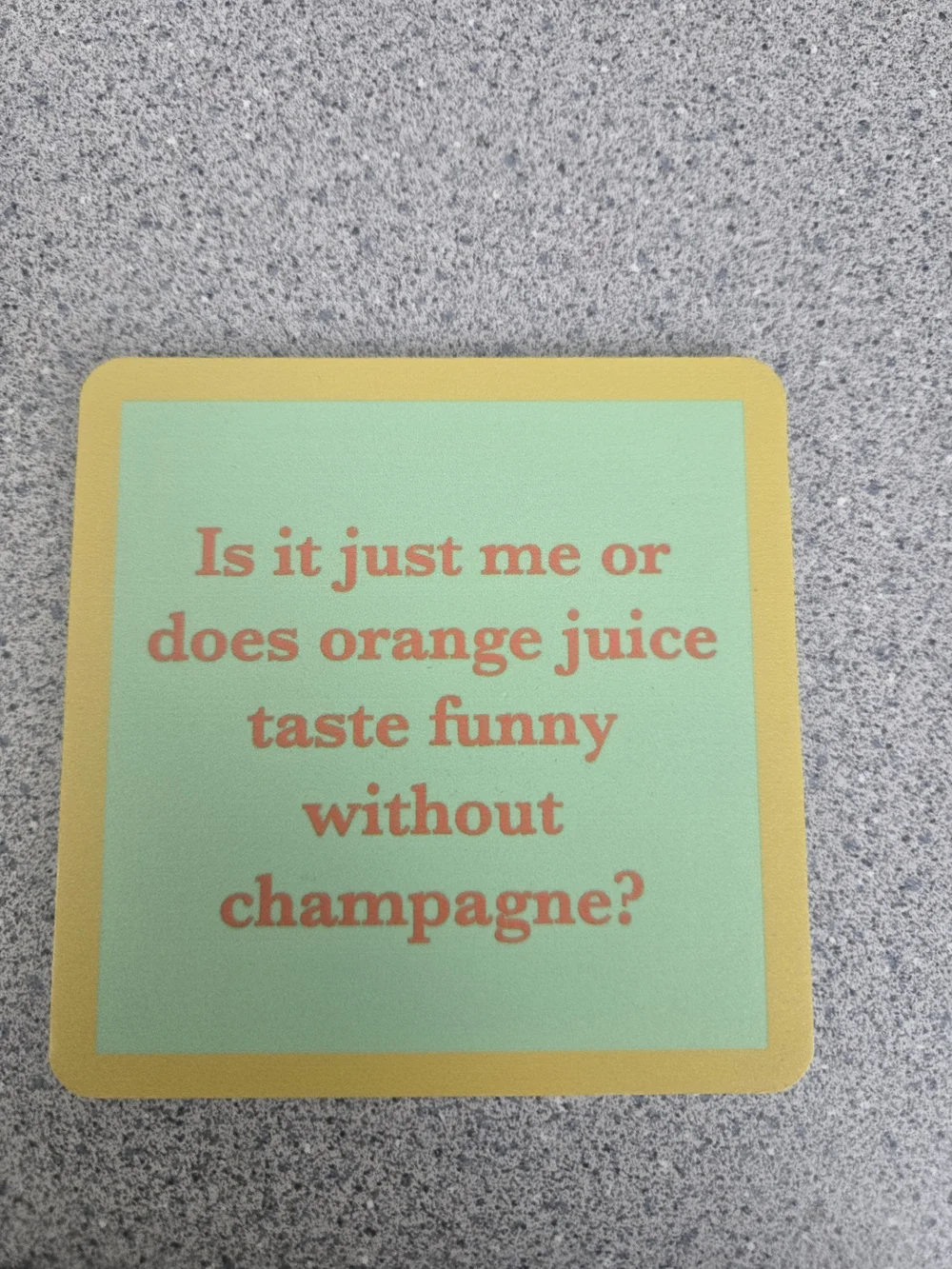 FUN Drinks On Me Coasters